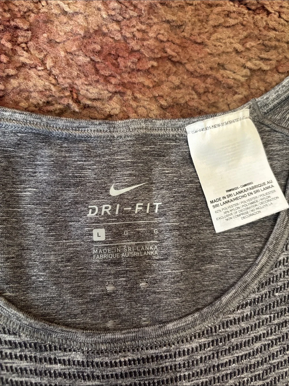 Nike moisture wicking